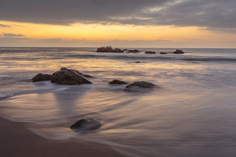 Melkachtig effect met lange sluitertijd als je water fotografeert