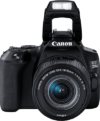 Canon EOS 250D - voorkant met flitser