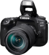 Canon EOS 90D - voorkant 3D met flitser