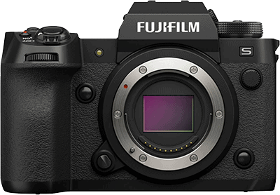 Fujifilm X-H2S - voorkant zonder lens