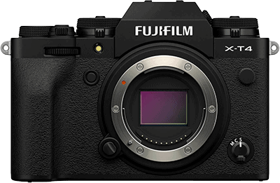 Fujifilm X-T4 - voorkant zonder lens