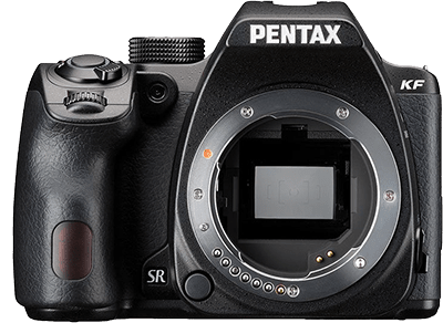 Pentax KF - voorkant zonder lens