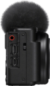 Sony ZV-1F - zijkant met poorten