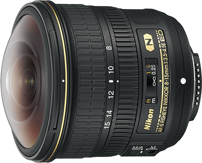 Nikon AF-S Nikkor Fisheye 8-15mm F3.5-4.5E ED