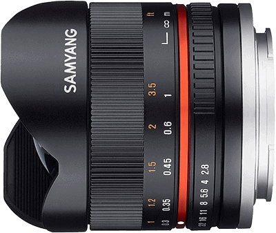 Samyang 8mm F2.8 UMC Fisheye II Rokinon 8mm F2.8 UMC Fisheye II