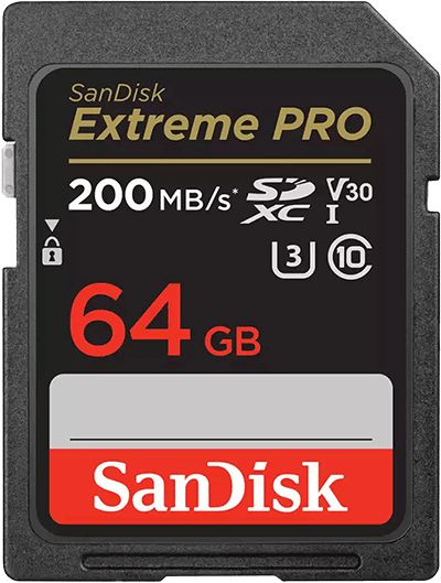 SanDisk SDXC Extreme Pro 64GB