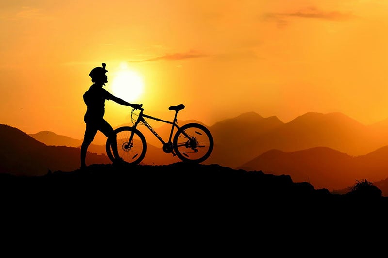 Fotografie oefening silhouet